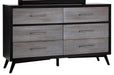 Homelegance Raku 6 Drawer Dresser in Gray 1711-5 image