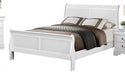 Homelegance Mayville Queen Sleigh Bed in White 2147W-1 image