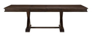 Homelegance Cardano Dining Table in Charcoal 1689-96* image