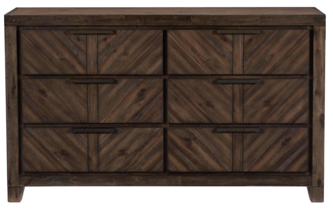 Homelegance Parnell Dresser in Rustic Cherry 1648-5 image