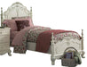 Homelegance Cinderella Twin Poster Bed in Antique White 1386TNW-1* image