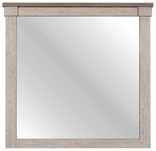 Homelegance Arcadia Mirror in White & Weathered Gray 1677-6 image