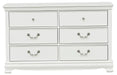 Homelegance Lucida 6 Drawer Dresser in White 2039W-5 image