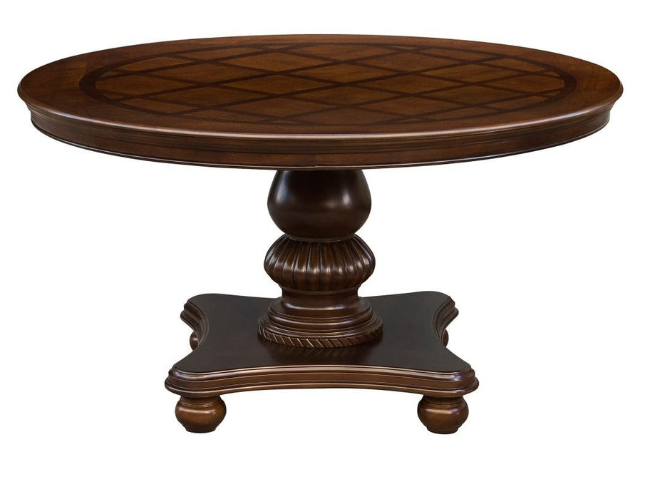 Homelegance Lordsburg Round Dining Table in Brown Cherry 5473-54* image