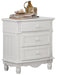 Homelegance Clementine 3 Drawer Night Stand in White B1799-4 image