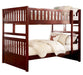Homelegance Rowe Full/Full Bunk Bed in Dark Cherry B2013FFDC-1* image