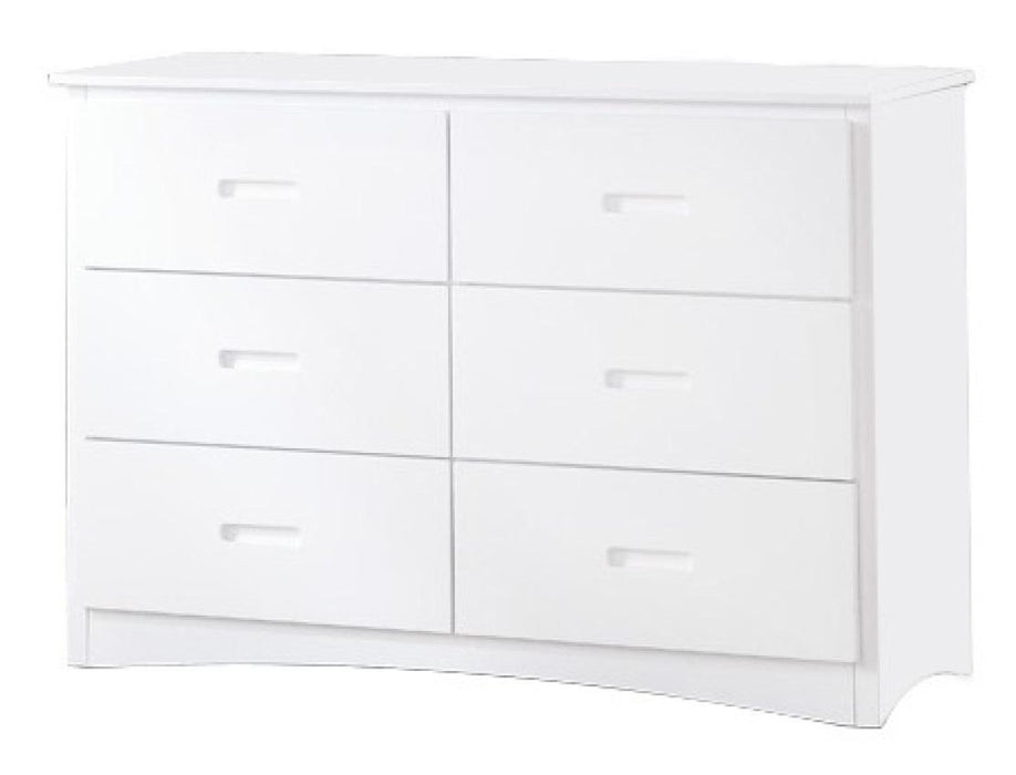 Homelegance Galen 6 Drawer Dresser in White B2053W-5 image