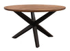 Homelegance Nelina Round Dining Table in Espresso & Natural 5597-53* image