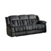 Homelegance Furniture Laurelton Double Reclining Sofa in Charcoal 9636CC-3 image