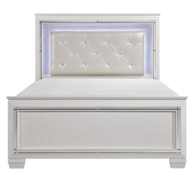 Homelegance Allura Queen Panel Bed in White 1916W-1* image
