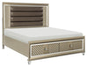 Homelegance Furniture Loudon King Platform with Storage Bed in Champagne Metallic 1515K-1EK* image