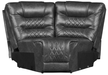 Homelegance Furniture Putnam Corner Seat in Gray 9405GY-CR image