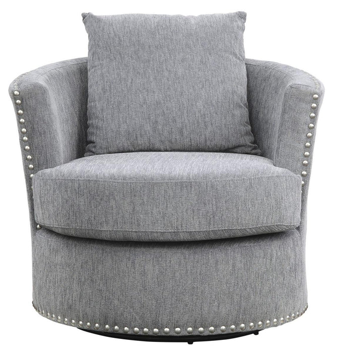 Homelegance Furniture Morelia Swivel Chair in Dark Gray 9468DG-1 image