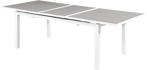 Nizuc Grey manufactured wood Outdoor Patio Extendable Aluminum Dining Table image