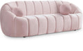 Elijah Pink Velvet Sofa image