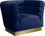 Bellini Navy Velvet Chair image