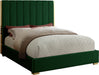 Becca Green Velvet King Bed image