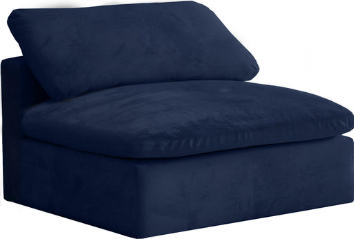 Cozy Navy Velvet Chair image